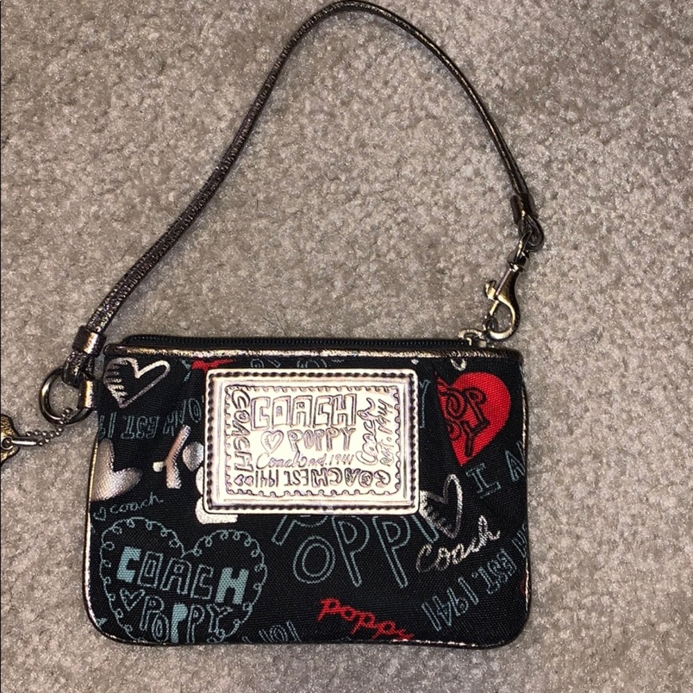 Coach Poppy Wristlet